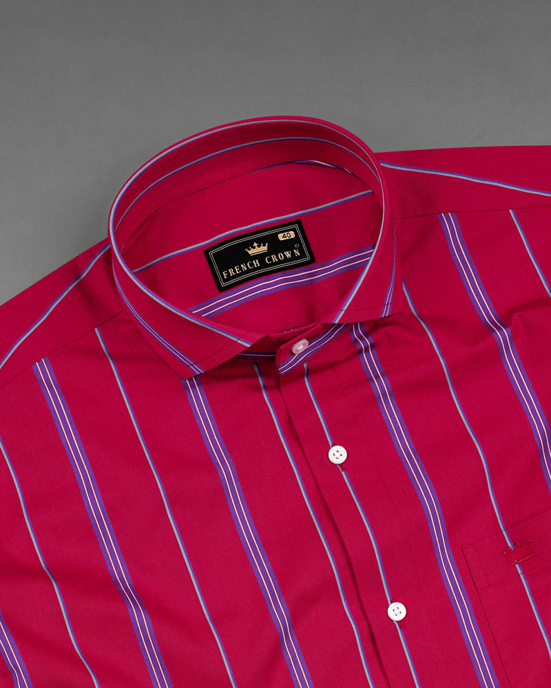 Vivid Burgundy Twill Purple Striped Premium Cotton Shirt 8079-CA-38,8079-CA-H-38,8079-CA-39,8079-CA-H-39,8079-CA-40,8079-CA-H-40,8079-CA-42,8079-CA-H-42,8079-CA-44,8079-CA-H-44,8079-CA-46,8079-CA-H-46,8079-CA-48,8079-CA-H-48,8079-CA-50,8079-CA-H-50,8079-CA-52,8079-CA-H-52