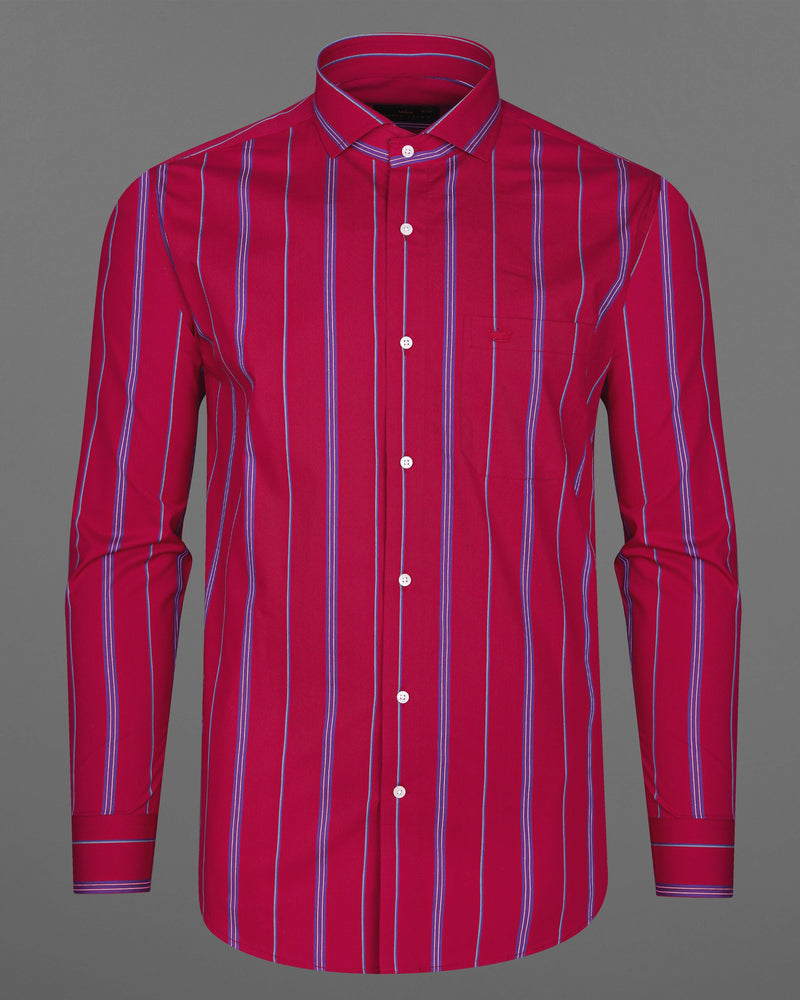 Vivid Burgundy Twill Purple Striped Premium Cotton Shirt 8079-CA-38,8079-CA-H-38,8079-CA-39,8079-CA-H-39,8079-CA-40,8079-CA-H-40,8079-CA-42,8079-CA-H-42,8079-CA-44,8079-CA-H-44,8079-CA-46,8079-CA-H-46,8079-CA-48,8079-CA-H-48,8079-CA-50,8079-CA-H-50,8079-CA-52,8079-CA-H-52