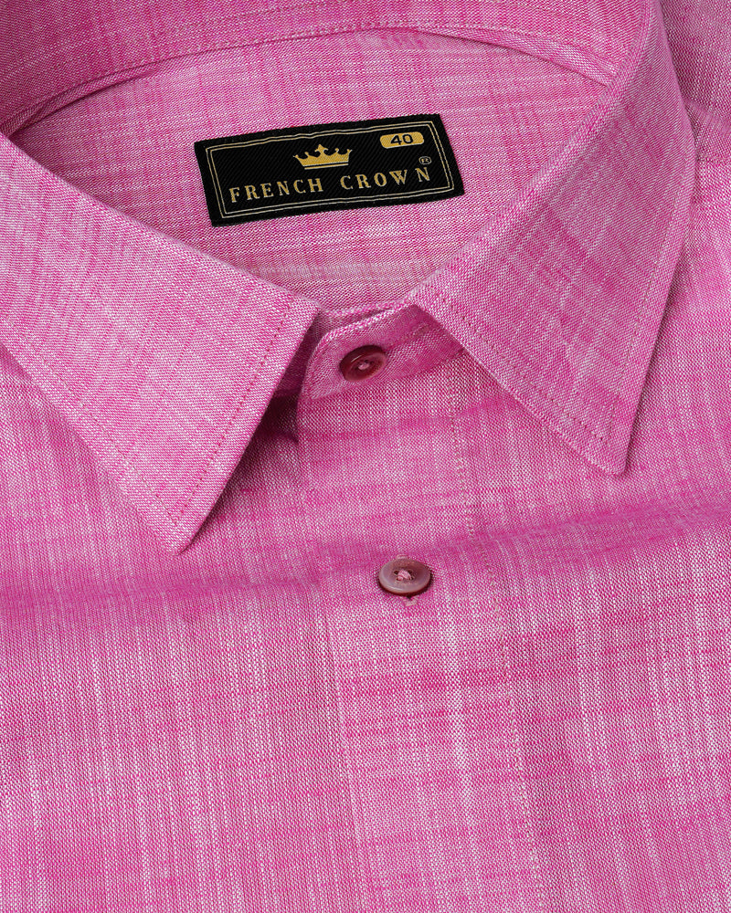 Mulberry Pink Luxurious Linen Shirt 8096-MN-38, 8096-MN-H-38, 8096-MN-39, 8096-MN-H-39, 8096-MN-40, 8096-MN-H-40, 8096-MN-42, 8096-MN-H-42, 8096-MN-44, 8096-MN-H-44, 8096-MN-46, 8096-MN-H-46, 8096-MN-48, 8096-MN-H-48, 8096-MN-50, 8096-MN-H-50, 8096-MN-52, 8096-MN-H-52