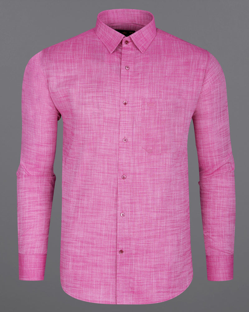 Mulberry Pink Luxurious Linen Shirt