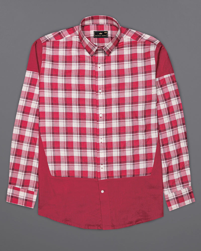 Cardinal Red and White Checked Dobby Textured Premium Giza Cotton Designer Shirt 8200-P113 -38,8200-P113 -H-38,8200-P113 -39,8200-P113 -H-39,8200-P113 -40,8200-P113 -H-40,8200-P113 -42,8200-P113 -H-42,8200-P113 -44,8200-P113 -H-44,8200-P113 -46,8200-P113 -H-46,8200-P113 -48,8200-P113 -H-48,8200-P113 -50,8200-P113 -H-50,8200-P113 -52,8200-P113 -H-52