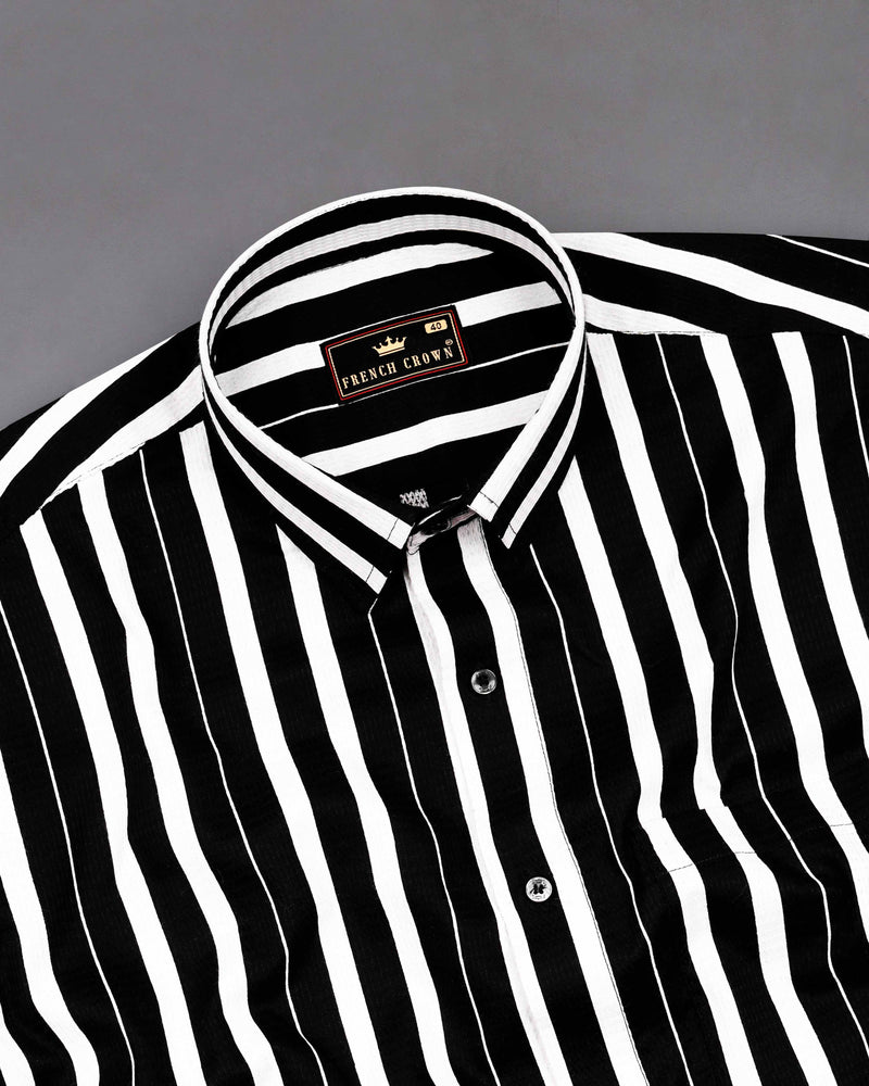 Jade Black and White Striped Dobby Textured Premium Giza Cotton Shirt 8211-BLK -38,8211-BLK -H-38,8211-BLK -39,8211-BLK -H-39,8211-BLK -40,8211-BLK -H-40,8211-BLK -42,8211-BLK -H-42,8211-BLK -44,8211-BLK -H-44,8211-BLK -46,8211-BLK -H-46,8211-BLK -48,8211-BLK -H-48,8211-BLK -50,8211-BLK -H-50,8211-BLK -52,8211-BLK -H-52