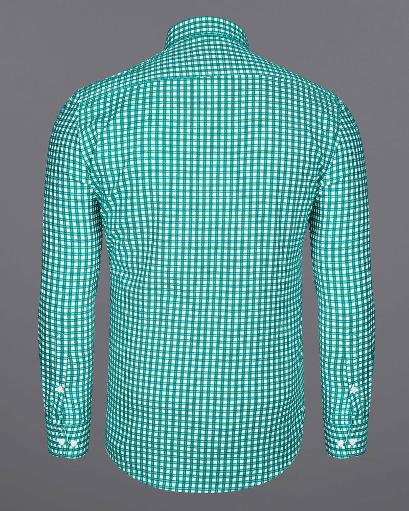 Lochinvar Aqua Green with White Gingham Dobby Textured Premium Giza Cotton Shirt 8245-CA-38,8245-CA-H-38,8245-CA-39,8245-CA-H-39,8245-CA-40,8245-CA-H-40,8245-CA-42,8245-CA-H-42,8245-CA-44,8245-CA-H-44,8245-CA-46,8245-CA-H-46,8245-CA-48,8245-CA-H-48,8245-CA-50,8245-CA-H-50,8245-CA-52,8245-CA-H-52