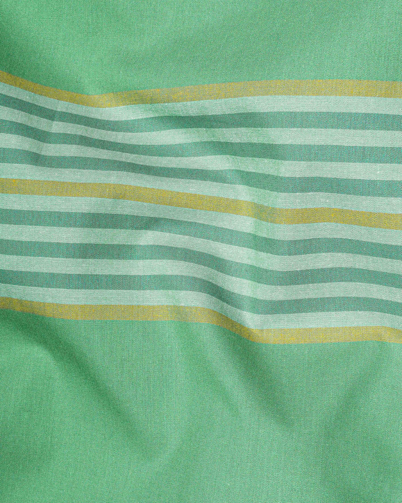 Lichen Green with Laser Yellow Striped Premium Cotton Shirt 8252-M-38, 8252-M-H-38, 8252-M-39, 8252-M-H-39, 8252-M-40, 8252-M-H-40, 8252-M-42, 8252-M-H-42, 8252-M-44, 8252-M-H-44, 8252-M-46, 8252-M-H-46, 8252-M-48, 8252-M-H-48, 8252-M-50, 8252-M-H-50, 8252-M-52, 8252-M-H-52