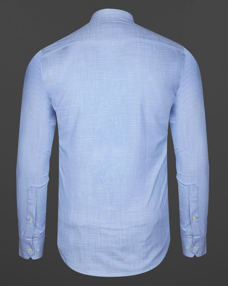 Carolina Sky Blue Chambray Textured Premium Cotton Shirt 8269-M-38, 8269-M-H-38, 8269-M-39, 8269-M-H-39, 8269-M-40, 8269-M-H-40, 8269-M-42, 8269-M-H-42, 8269-M-44, 8269-M-H-44, 8269-M-46, 8269-M-H-46, 8269-M-48, 8269-M-H-48, 8269-M-50, 8269-M-H-50, 8269-M-52, 8269-M-H-52