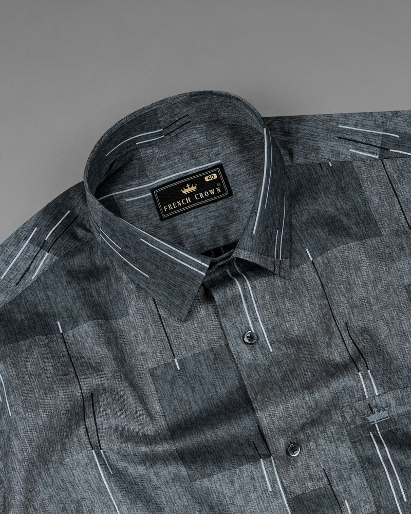 Gunmetal and Iridium Gray Box Printed Super Soft Premium Cotton Shirt 8272-BLK-38, 8272-BLK-H-38, 8272-BLK-39, 8272-BLK-H-39, 8272-BLK-40, 8272-BLK-H-40, 8272-BLK-42, 8272-BLK-H-42, 8272-BLK-44, 8272-BLK-H-44, 8272-BLK-46, 8272-BLK-H-46, 8272-BLK-48, 8272-BLK-H-48, 8272-BLK-50, 8272-BLK-H-50, 8272-BLK-52, 8272-BLK-H-52