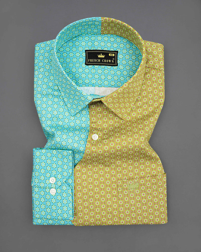 Downy Blue with Murky Green Printed Super Soft Premium Cotton Designer Shirt 8302-D22 -38,8302-D22 -H-38,8302-D22 -39,8302-D22 -H-39,8302-D22 -40,8302-D22 -H-40,8302-D22 -42,8302-D22 -H-42,8302-D22 -44,8302-D22 -H-44,8302-D22 -46,8302-D22 -H-46,8302-D22 -48,8302-D22 -H-48,8302-D22 -50,8302-D22 -H-50,8302-D22 -52,8302-D22 -H-52