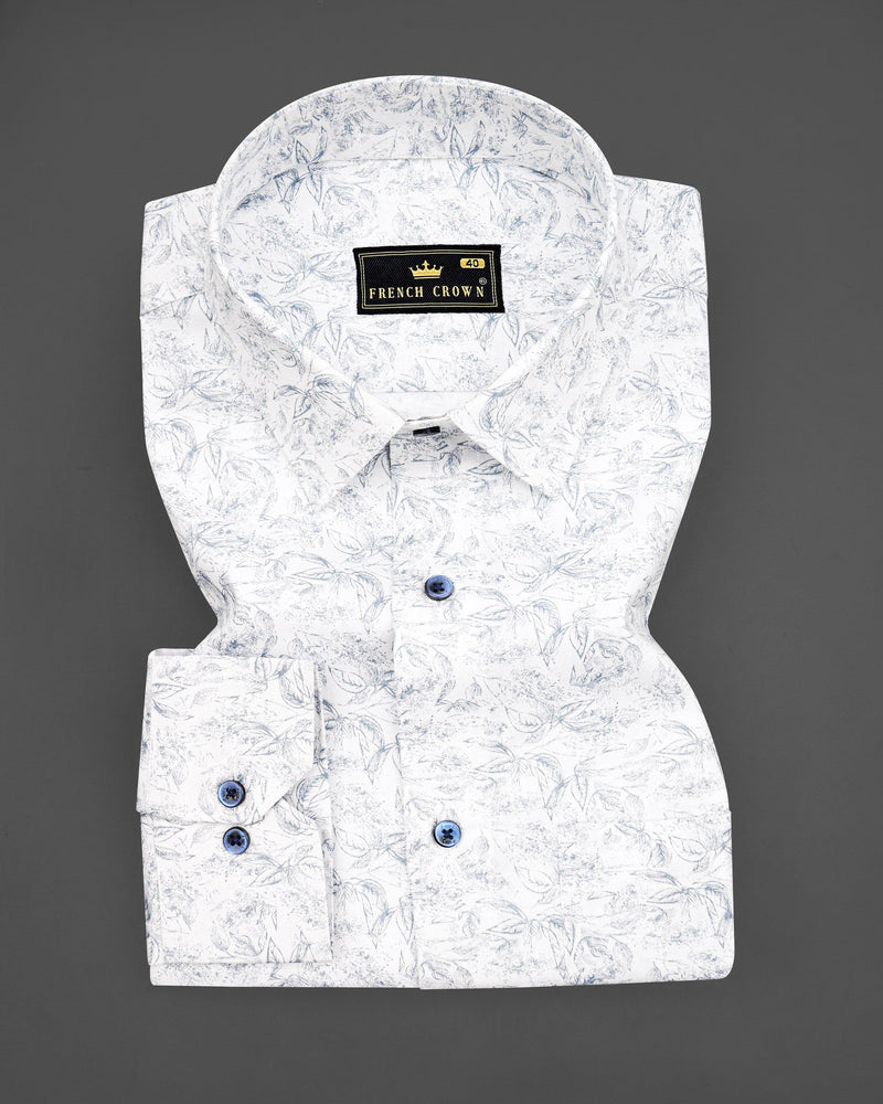 Bright White and Casper Gray Leaves Printed Twill Premium Cotton Shirt 8312-BLE -38,8312-BLE -H-38,8312-BLE -39,8312-BLE -H-39,8312-BLE -40,8312-BLE -H-40,8312-BLE -42,8312-BLE -H-42,8312-BLE -44,8312-BLE -H-44,8312-BLE -46,8312-BLE -H-46,8312-BLE -48,8312-BLE -H-48,8312-BLE -50,8312-BLE -H-50,8312-BLE -52,8312-BLE -H-52