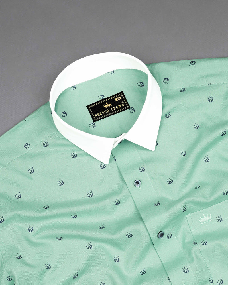 Turquoise Green Drum Printed with White Collar and Cuffs Royal Oxford Shirt 8317-WCC-BLE -38,8317-WCC-BLE -H-38,8317-WCC-BLE -39,8317-WCC-BLE -H-39,8317-WCC-BLE -40,8317-WCC-BLE -H-40,8317-WCC-BLE -42,8317-WCC-BLE -H-42,8317-WCC-BLE -44,8317-WCC-BLE -H-44,8317-WCC-BLE -46,8317-WCC-BLE -H-46,8317-WCC-BLE -48,8317-WCC-BLE -H-48,8317-WCC-BLE -50,8317-WCC-BLE -H-50,8317-WCC-BLE -52,8317-WCC-BLE -H-52