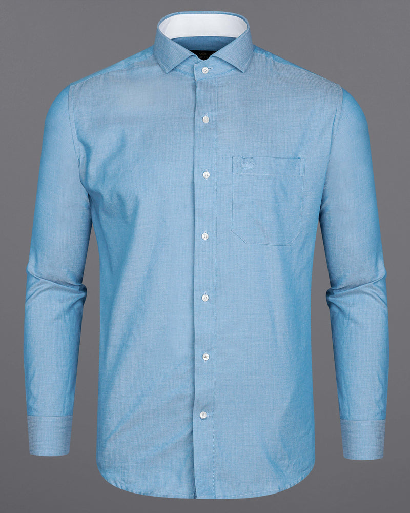 Glacier Sky Blue Herringbone Premium Cotton Shirt 8371-CA-CP-38, 8371-CA-CP-H-38, 8371-CA-CP-39, 8371-CA-CP-H-39, 8371-CA-CP-40, 8371-CA-CP-H-40, 8371-CA-CP-42, 8371-CA-CP-H-42, 8371-CA-CP-44, 8371-CA-CP-H-44, 8371-CA-CP-46, 8371-CA-CP-H-46, 8371-CA-CP-48, 8371-CA-CP-H-48, 8371-CA-CP-50, 8371-CA-CP-H-50, 8371-CA-CP-52, 8371-CA-CP-H-52