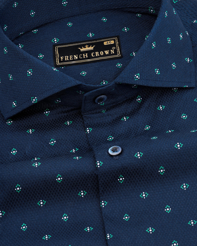 Zodiac Navy Blue Dobby Textured Premium Giza Cotton Shirt 8377-CA-BLE-38, 8377-CA-BLE-H-38, 8377-CA-BLE-39, 8377-CA-BLE-H-39, 8377-CA-BLE-40, 8377-CA-BLE-H-40, 8377-CA-BLE-42, 8377-CA-BLE-H-42, 8377-CA-BLE-44, 8377-CA-BLE-H-44, 8377-CA-BLE-46, 8377-CA-BLE-H-46, 8377-CA-BLE-48, 8377-CA-BLE-H-48, 8377-CA-BLE-50, 8377-CA-BLE-H-50, 8377-CA-BLE-52, 8377-CA-BLE-H-52