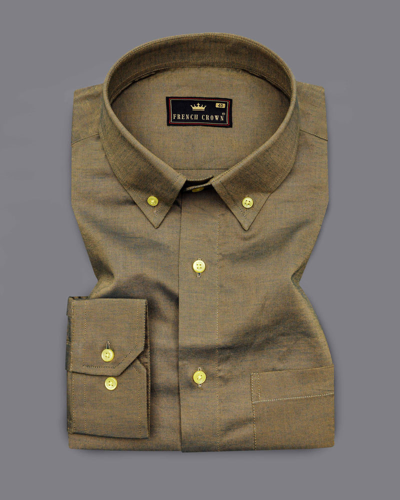 Taupe Brown Button Down Chambray Shirt 8385-BD-YL-38, 8385-BD-YL-H-38, 8385-BD-YL-39,8385-BD-YL-H-39, 8385-BD-YL-40, 8385-BD-YL-H-40, 8385-BD-YL-42, 8385-BD-YL-H-42, 8385-BD-YL-44, 8385-BD-YL-H-44, 8385-BD-YL-46, 8385-BD-YL-H-46, 8385-BD-YL-48, 8385-BD-YL-H-48, 8385-BD-YL-50, 8385-BD-YL-H-50, 8385-BD-YL-52, 8385-BD-YL-H-52