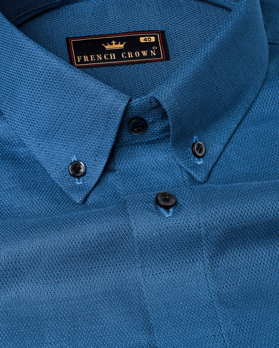 Chathams Blue Dobby Textured Premium Giza Cotton Shirt 8431-BD-BLK-38, 8431-BD-BLK-H-38, 8431-BD-BLK-39,8431-BD-BLK-H-39, 8431-BD-BLK-40, 8431-BD-BLK-H-40, 8431-BD-BLK-42, 8431-BD-BLK-H-42, 8431-BD-BLK-44, 8431-BD-BLK-H-44, 8431-BD-BLK-46, 8431-BD-BLK-H-46, 8431-BD-BLK-48, 8431-BD-BLK-H-48, 8431-BD-BLK-50, 8431-BD-BLK-H-50, 8431-BD-BLK-52, 8431-BD-BLK-H-52