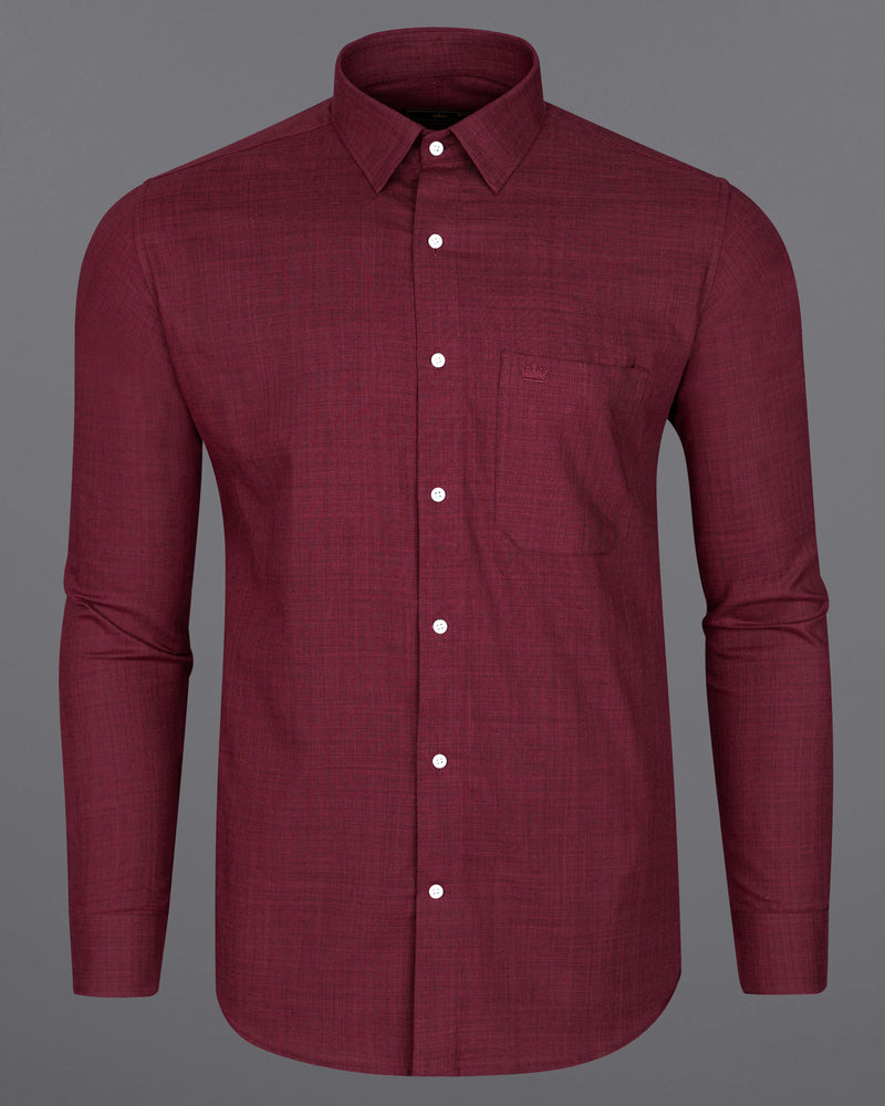 Espresso Maroon Twill Premium Cotton Shirt 8486-38,8486-H-38,8486-39,8486-H-39,8486-40,8486-H-40,8486-42,8486-H-42,8486-44,8486-H-44,8486-46,8486-H-46,8486-48,8486-H-48,8486-50,8486-H-50,8486-52,8486-H-52