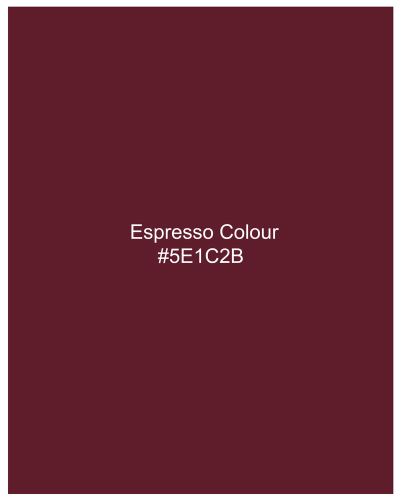 Espresso Maroon Twill Premium Cotton Shirt 8486-38,8486-H-38,8486-39,8486-H-39,8486-40,8486-H-40,8486-42,8486-H-42,8486-44,8486-H-44,8486-46,8486-H-46,8486-48,8486-H-48,8486-50,8486-H-50,8486-52,8486-H-52