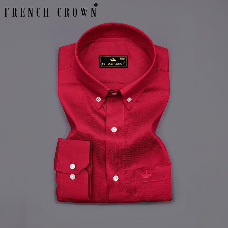 Carmine Red Dobby Textured Premium Giza Cotton Shirt 8491-BD-38,8491-BD-H-38,8491-BD-39,8491-BD-H-39,8491-BD-40,8491-BD-H-40,8491-BD-42,8491-BD-H-42,8491-BD-44,8491-BD-H-44,8491-BD-46,8491-BD-H-46,8491-BD-48,8491-BD-H-48,8491-BD-50,8491-BD-H-50,8491-BD-52,8491-BD-H-52