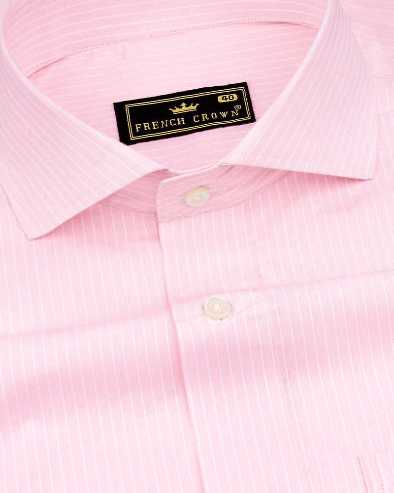 Carousel Pink Striped Dobby Textured Premium Giza Cotton Shirt  8506-CA-38,8506-CA-H-38,8506-CA-39,8506-CA-H-39,8506-CA-40,8506-CA-H-40,8506-CA-42,8506-CA-H-42,8506-CA-44,8506-CA-H-44,8506-CA-46,8506-CA-H-46,8506-CA-48,8506-CA-H-48,8506-CA-50,8506-CA-H-50,8506-CA-52,8506-CA-H-52