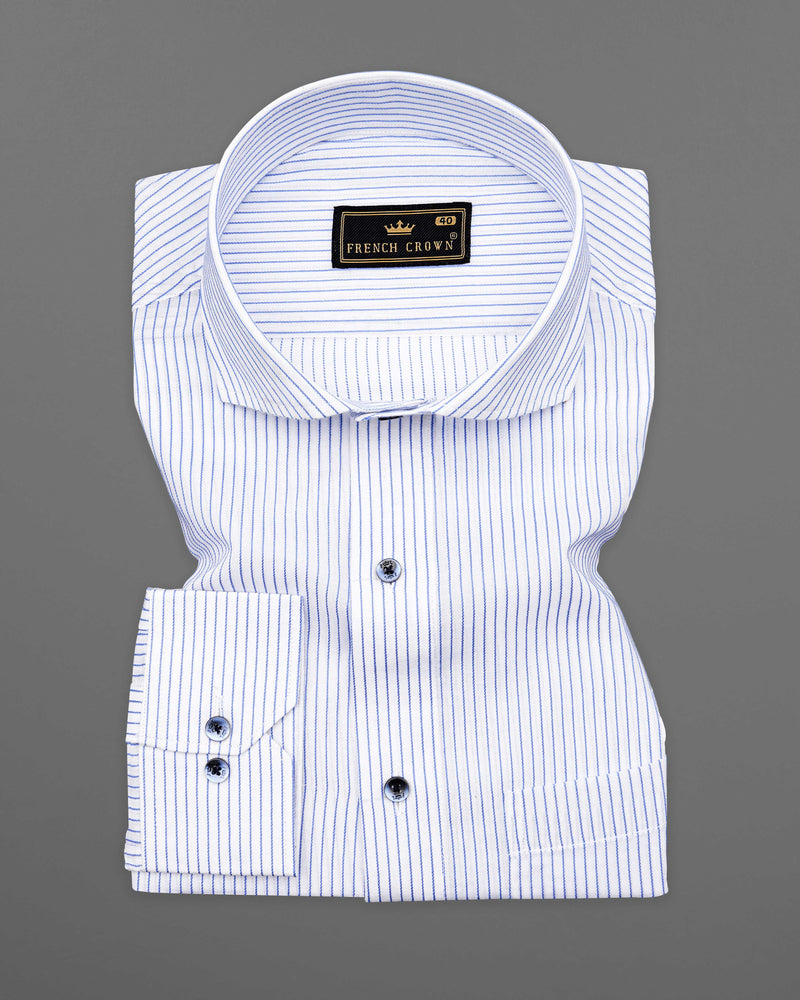 Bright White with Sapphire Blue Striped  Dobby Textured Premium Giza Cotton Shirt 8510-CA-BLE-38,8510-CA-BLE-H-38,8510-CA-BLE-9,8510-CA-BLE-9,8510-CA-BLE-40,8510-CA-BLE-H-40,8510-CA-BLE-2,8510-CA-BLE-2,8510-CA-BLE-4,8510-CA-BLE-4,8510-CA-BLE-6,8510-CA-BLE-6,8510-CA-BLE-8,8510-CA-BLE-8,8510-CA-BLE-50,8510-CA-BLE-H-50,8510-CA-BLE-2,8510-CA-BLE-2