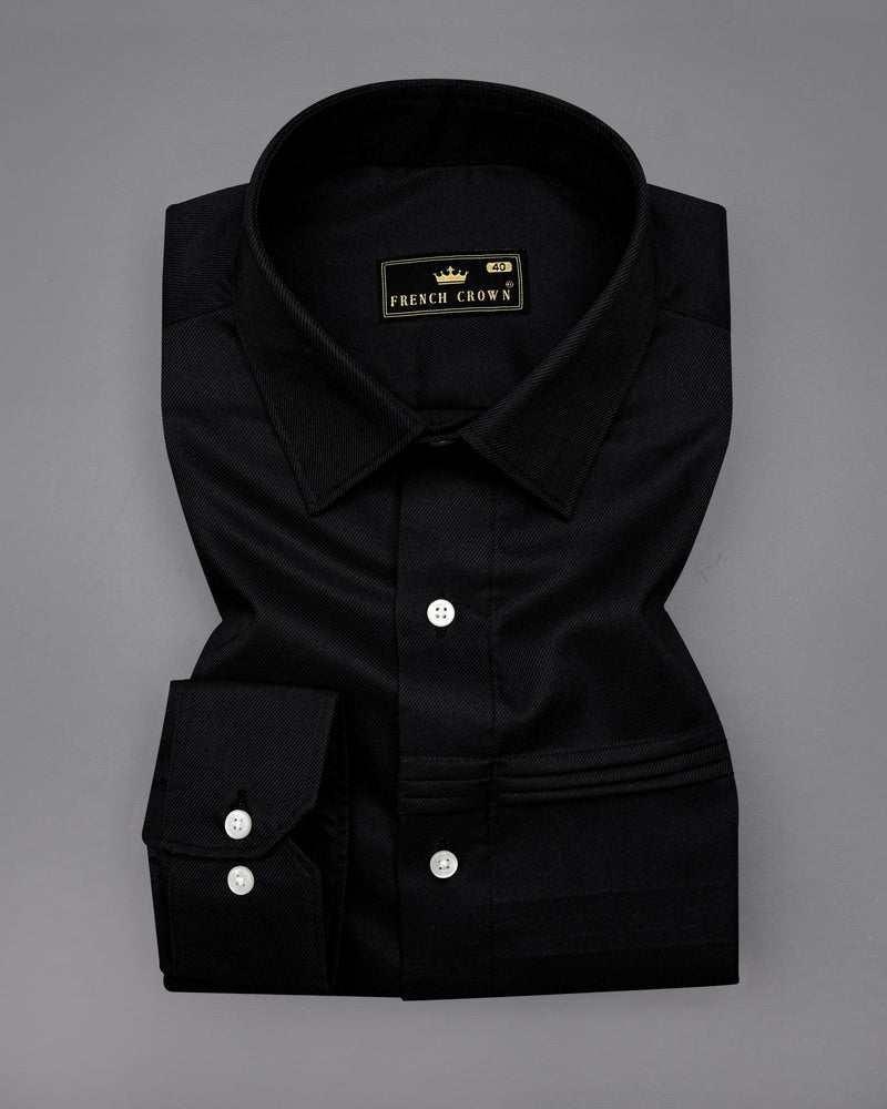 Jade Black Twill Premium Cotton Shirt 8520-P47-38,8520-P47-H-38,8520-P47-39,8520-P47-H-39,8520-P47-40,8520-P47-H-40,8520-P47-42,8520-P47-H-42,8520-P47-44,8520-P47-H-44,8520-P47-46,8520-P47-H-46,8520-P47-48,8520-P47-H-48,8520-P47-50,8520-P47-H-50,8520-P47-52,8520-P47-H-52