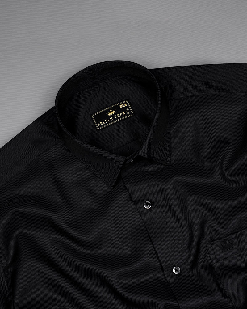 Jade Black Twill Premium Cotton Shirt 8526-BLK-38,8526-BLK-H-38,8526-BLK-39,8526-BLK-H-39,8526-BLK-40,8526-BLK-H-40,8526-BLK-42,8526-BLK-H-42,8526-BLK-44,8526-BLK-H-44,8526-BLK-46,8526-BLK-H-46,8526-BLK-48,8526-BLK-H-48,8526-BLK-50,8526-BLK-H-50,8526-BLK-52,8526-BLK-H-52