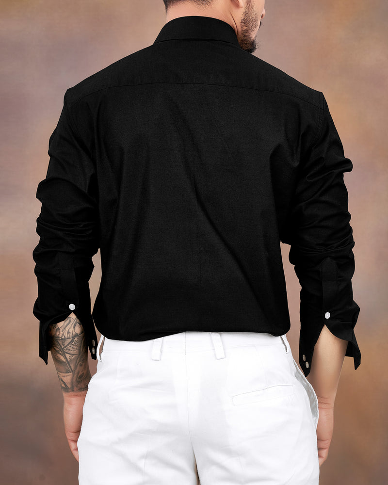 Jade Black Royal Oxford Shirt