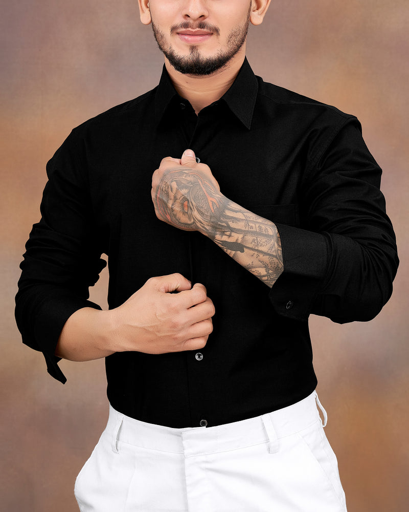 Jade Black Royal Oxford Shirt