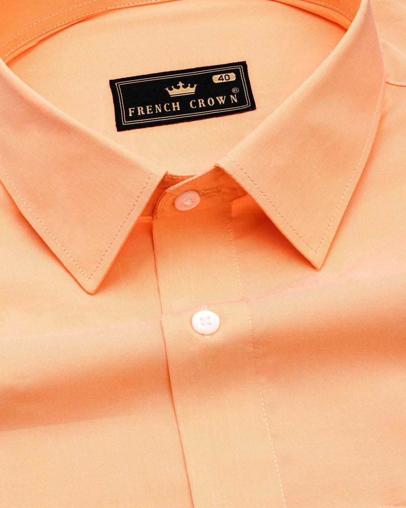 Tacao Orange Premium Cotton Shirt  8545-38,8545-H-38,8545-39,8545-H-39,8545-40,8545-H-40,8545-42,8545-H-42,8545-44,8545-H-44,8545-46,8545-H-46,8545-48,8545-H-48,8545-50,8545-H-50,8545-52,8545-H-52