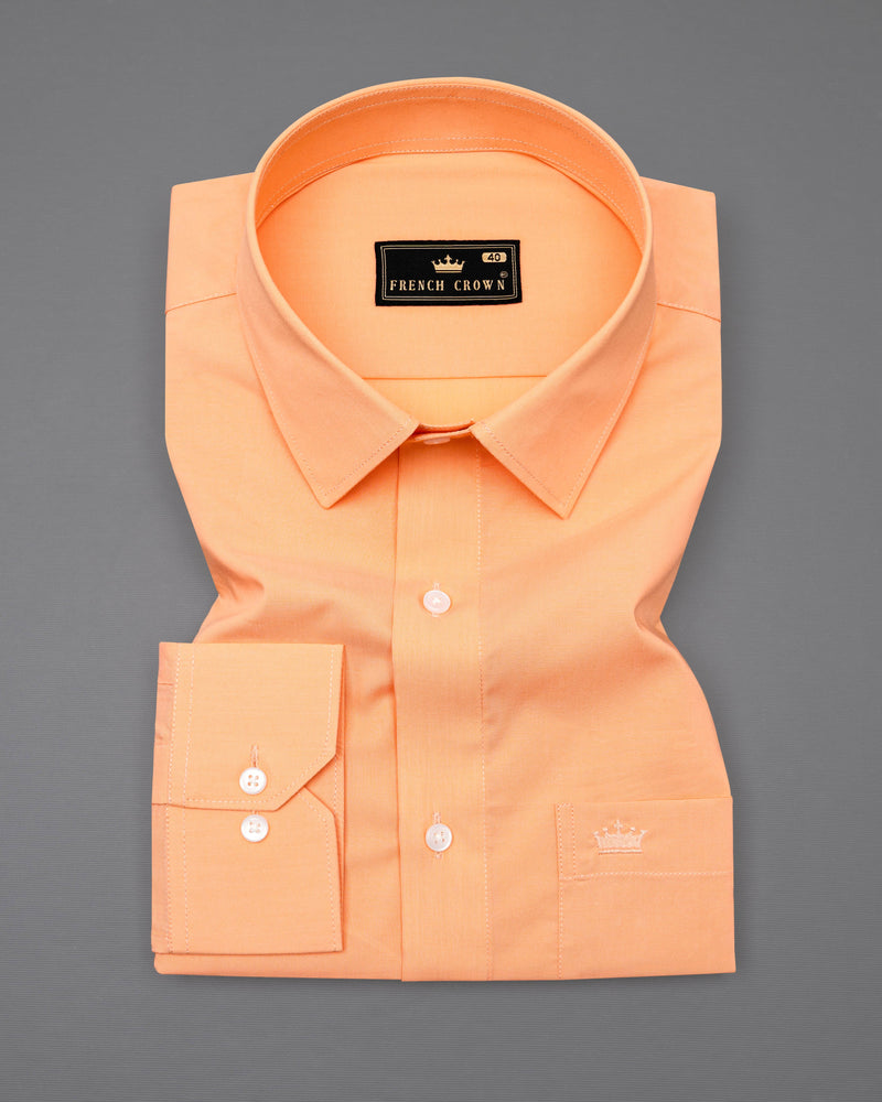 Tacao Orange Premium Cotton Shirt  8545-38,8545-H-38,8545-39,8545-H-39,8545-40,8545-H-40,8545-42,8545-H-42,8545-44,8545-H-44,8545-46,8545-H-46,8545-48,8545-H-48,8545-50,8545-H-50,8545-52,8545-H-52