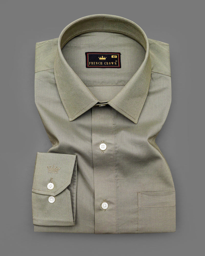 Oyster Green Premium Cotton Shirt  8560-38,8560-H-38,8560-39,8560-H-39,8560-40,8560-H-40,8560-42,8560-H-42,8560-44,8560-H-44,8560-46,8560-H-46,8560-48,8560-H-48,8560-50,8560-H-50,8560-52,8560-H-52