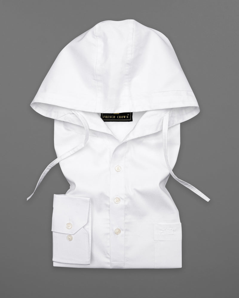 Bright White Hooded Oxford Shirt  8567-HD-KS-38,8567-HD-KS-H-38,8567-HD-KS-39,8567-HD-KS-H-39,8567-HD-KS-40,8567-HD-KS-H-40,8567-HD-KS-42,8567-HD-KS-H-42,8567-HD-KS-44,8567-HD-KS-H-44,8567-HD-KS-46,8567-HD-KS-H-46,8567-HD-KS-48,8567-HD-KS-H-48,8567-HD-KS-50,8567-HD-KS-H-50,8567-HD-KS-52,8567-HD-KS-H-52