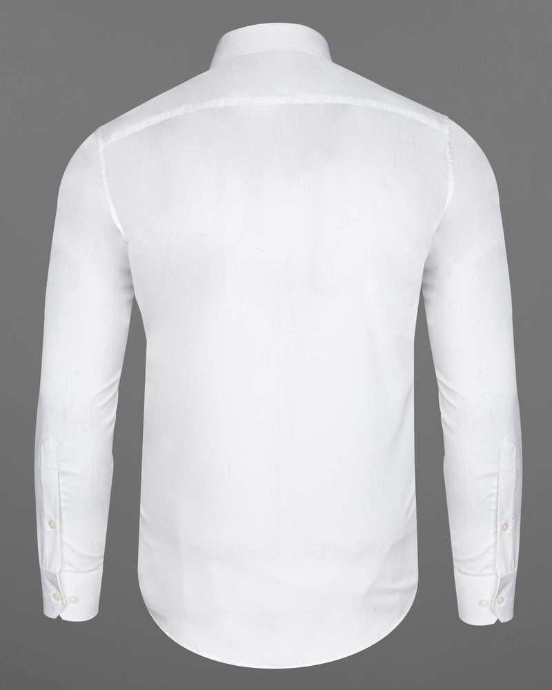 Bright White Twill Textured Giza Cotton Shirt  8568-38,8568-H-38,8568-39,8568-H-39,8568-40,8568-H-40,8568-42,8568-H-42,8568-44,8568-H-44,8568-46,8568-H-46,8568-48,8568-H-48,8568-50,8568-H-50,8568-52,8568-H-52