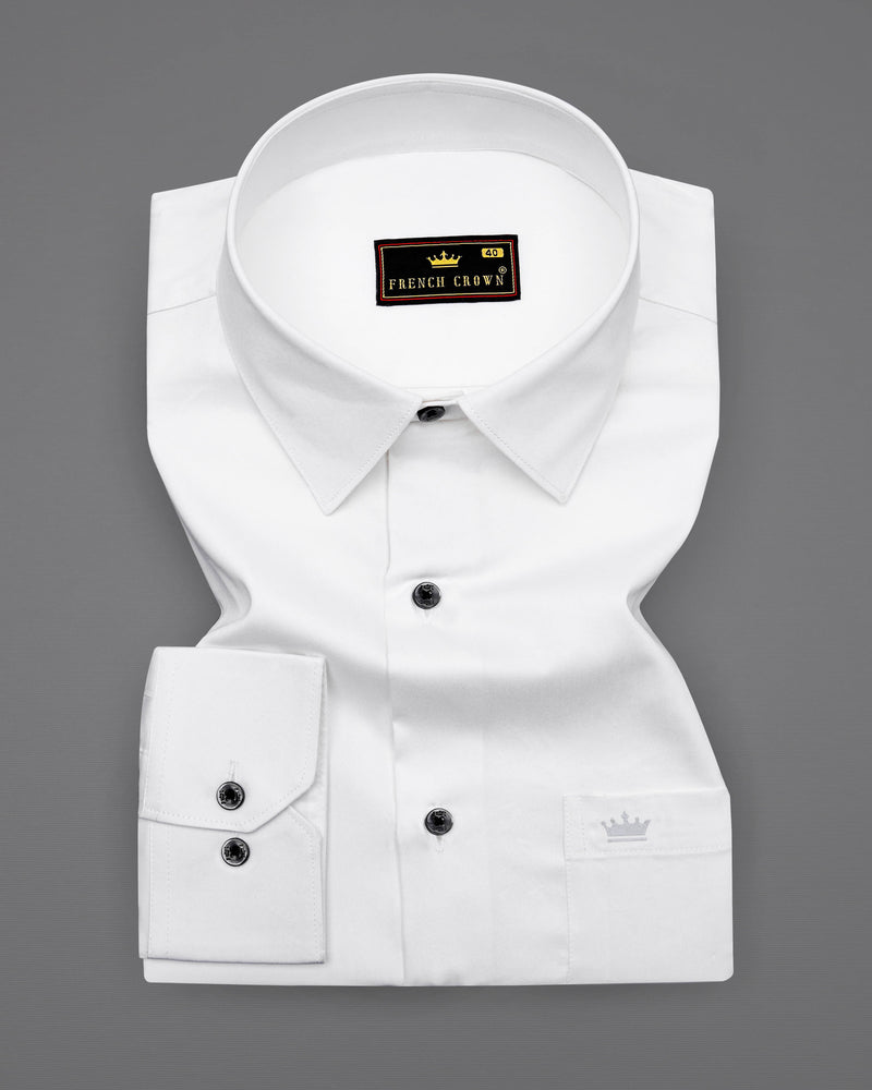 Bright White Super Soft Premium Cotton Stretchable Shirt  8569-BLK-38,8569-BLK-H-38,8569-BLK-39,8569-BLK-H-39,8569-BLK-40,8569-BLK-H-40,8569-BLK-42,8569-BLK-H-42,8569-BLK-44,8569-BLK-H-44,8569-BLK-46,8569-BLK-H-46,8569-BLK-48,8569-BLK-H-48,8569-BLK-50,8569-BLK-H-50,8569-BLK-52,8569-BLK-H-52