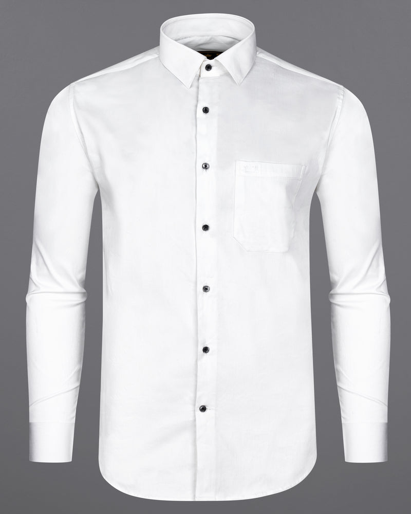 Bright White Super Soft Premium Cotton Stretchable Shirt  8569-BLK-38,8569-BLK-H-38,8569-BLK-39,8569-BLK-H-39,8569-BLK-40,8569-BLK-H-40,8569-BLK-42,8569-BLK-H-42,8569-BLK-44,8569-BLK-H-44,8569-BLK-46,8569-BLK-H-46,8569-BLK-48,8569-BLK-H-48,8569-BLK-50,8569-BLK-H-50,8569-BLK-52,8569-BLK-H-52