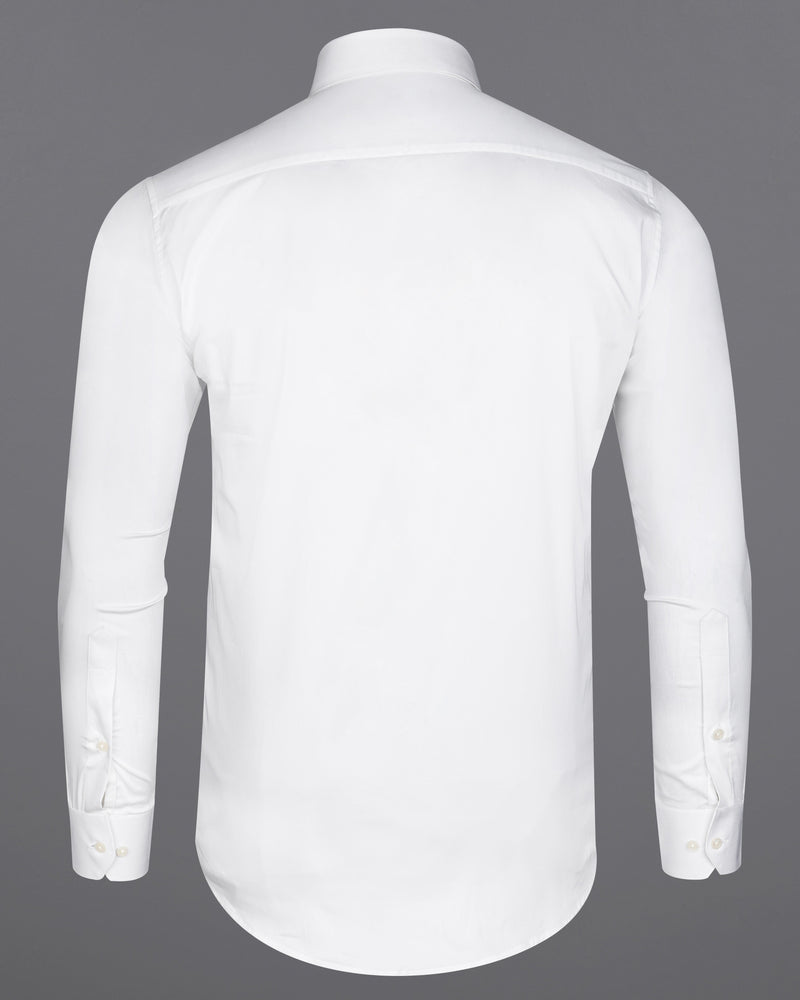 Bright White Super Soft Premium Cotton Stretchable Shirt  8573-38,8573-H-38,8573-39,8573-H-39,8573-40,8573-H-40,8573-42,8573-H-42,8573-44,8573-H-44,8573-46,8573-H-46,8573-48,8573-H-48,8573-50,8573-H-50,8573-52,8573-H-52