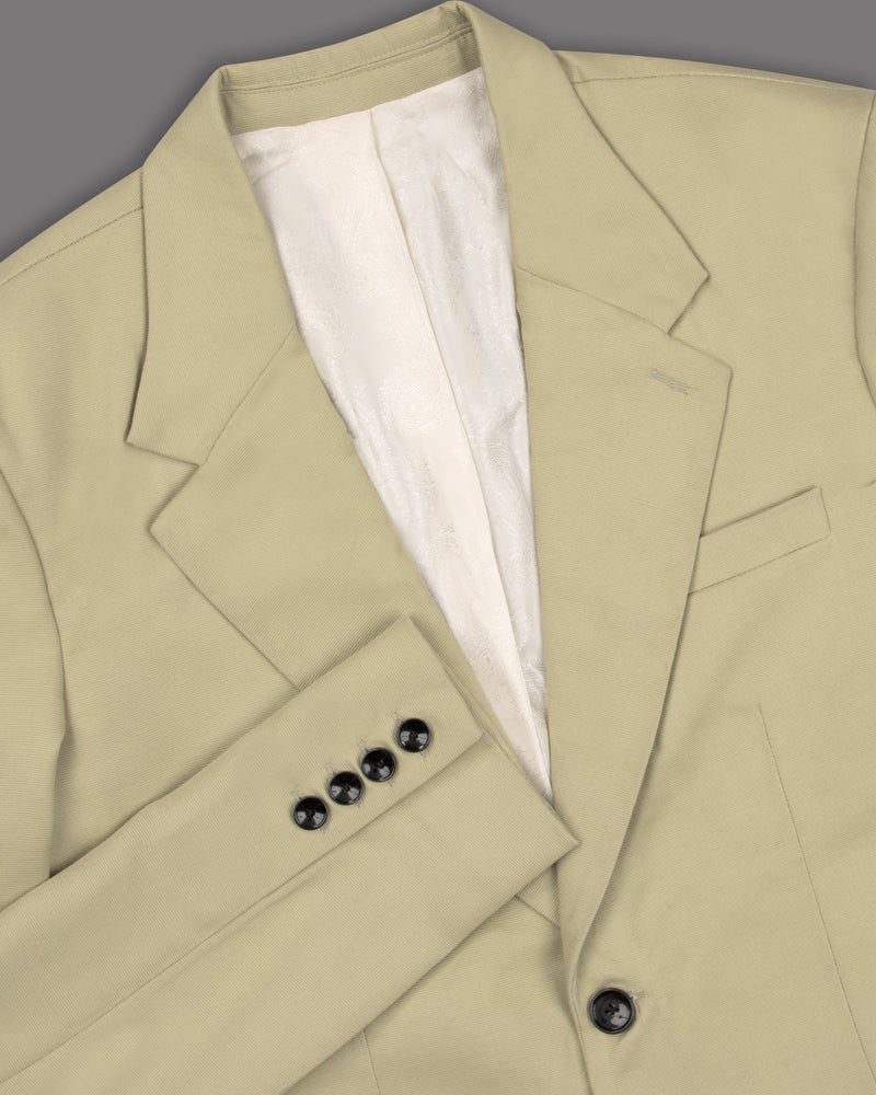 Hampton Cream Premium Cotton Blazer BL1261-SB-36, BL1261-SB-38, BL1261-SB-40, BL1261-SB-42, BL1261-SB-44, BL1261-SB-46, BL1261-SB-48, BL1261-SB-50, BL1261-SB-58, BL1261-SB-60, BL1261-SB-52, BL1261-SB-54, BL1261-SB-56