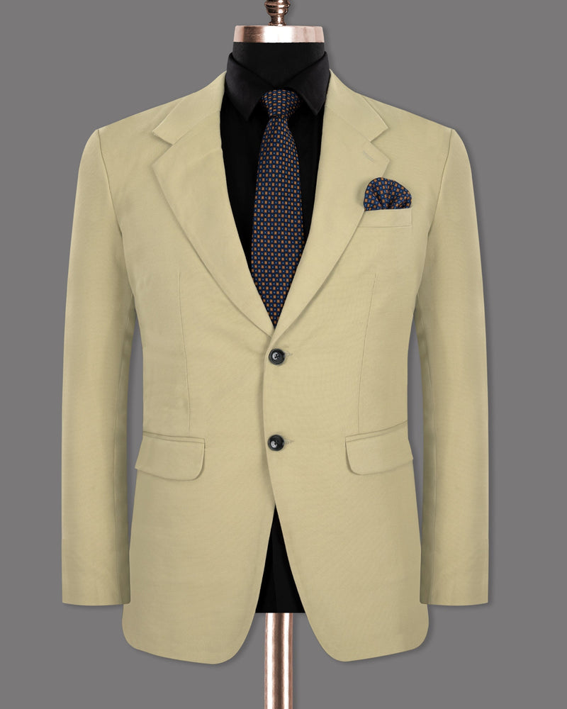 Hampton Cream Premium Cotton Blazer BL1261-SB-36, BL1261-SB-38, BL1261-SB-40, BL1261-SB-42, BL1261-SB-44, BL1261-SB-46, BL1261-SB-48, BL1261-SB-50, BL1261-SB-58, BL1261-SB-60, BL1261-SB-52, BL1261-SB-54, BL1261-SB-56