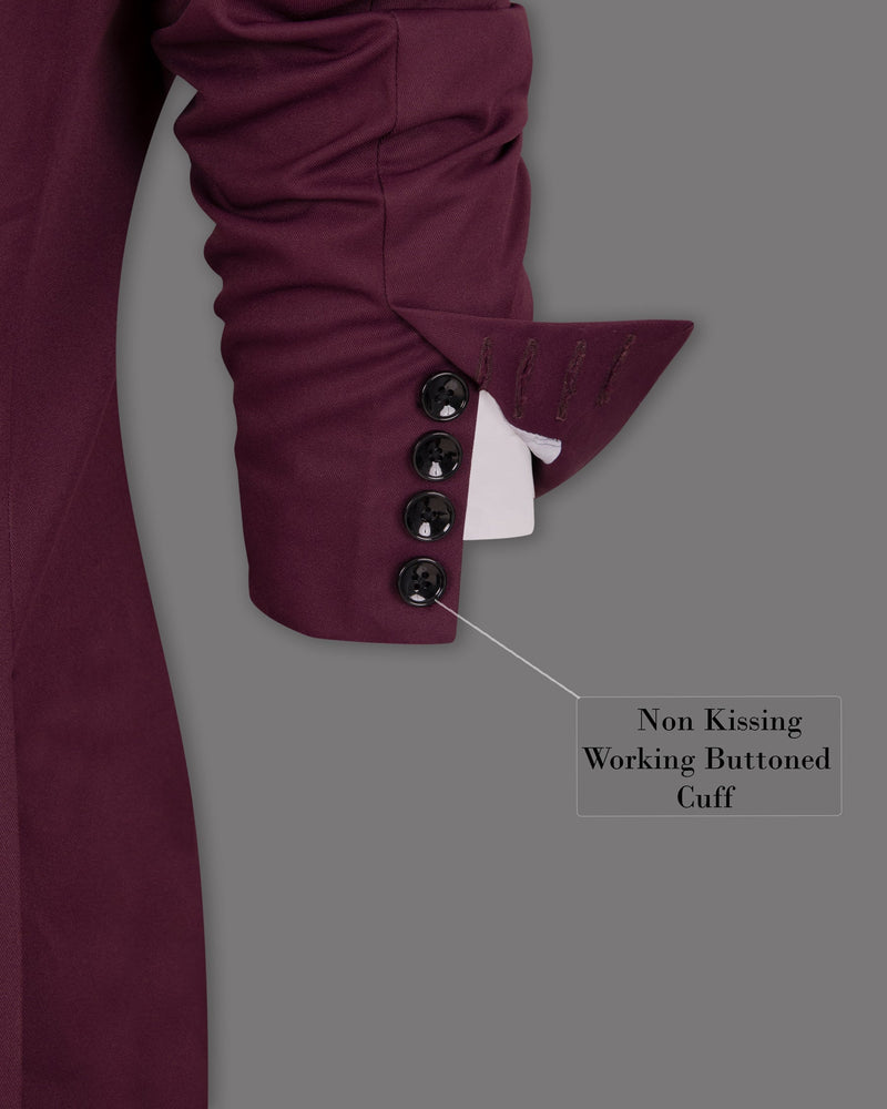 Wine Berry Woolrich Tuxedo Blazer BL1271-BKL-36, BL1271-BKL-38, BL1271-BKL-40, BL1271-BKL-42, BL1271-BKL-44, BL1271-BKL-46, BL1271-BKL-48, BL1271-BKL-50, BL1271-BKL-52, BL1271-BKL-54, BL1271-BKL-56, BL1271-BKL-58, BL1271-BKL-60