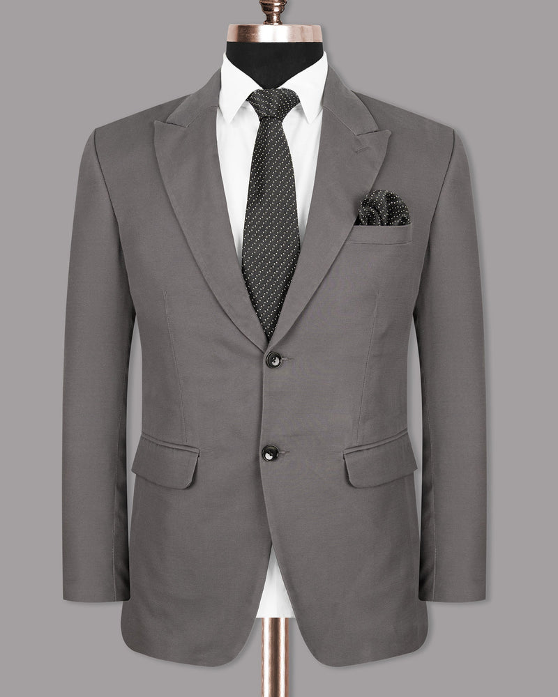 Bright Grey Premium Cotton Blazer BL1283-SBP-36, BL1283-SBP-38, BL1283-SBP-40, BL1283-SBP-42, BL1283-SBP-44, BL1283-SBP-46, BL1283-SBP-48, BL1283-SBP-50, BL1283-SBP-52, BL1283-SBP-54, BL1283-SBP-60, BL1283-SBP-56, BL1283-SBP-58