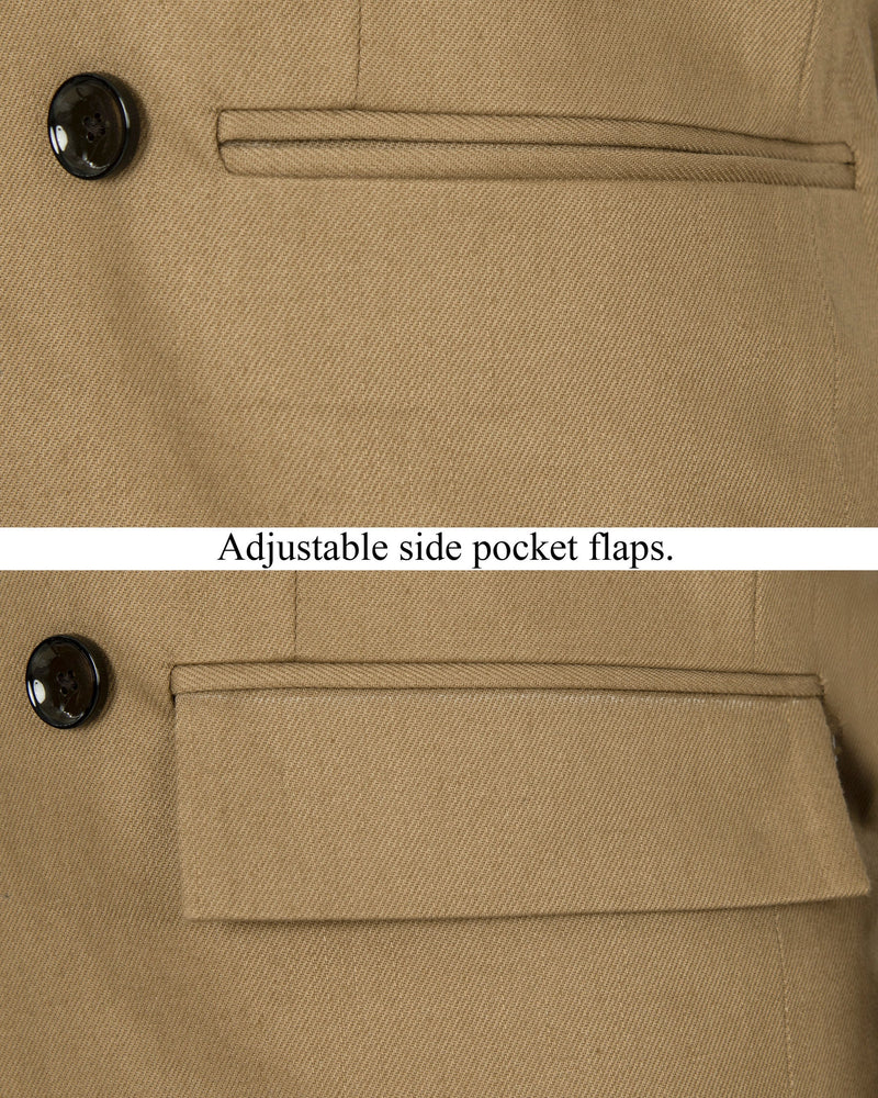 Barley Corn Brown Double Breasted Premium Cotton Blazer BL1287-DB-52, BL1287-DB-54, BL1287-DB-56, BL1287-DB-36, BL1287-DB-38, BL1287-DB-40, BL1287-DB-42, BL1287-DB-44, BL1287-DB-46, BL1287-DB-48, BL1287-DB-50, BL1287-DB-58, BL1287-DB-60