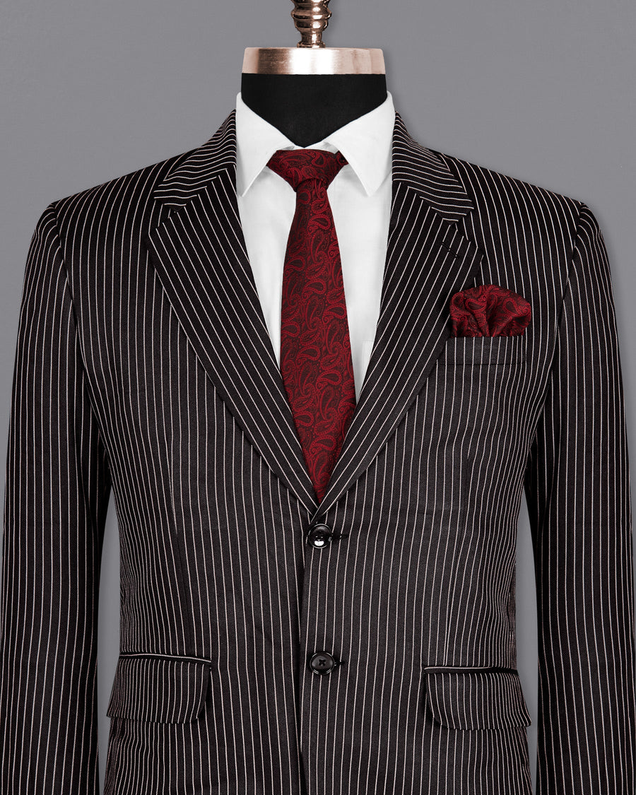 Dune with Swiss Grey Striped Wool Roch Blazer BL1301-SB-36, BL1301-SB-38, BL1301-SB-40, BL1301-SB-42, BL1301-SB-46, BL1301-SB-44, BL1301-SB-48, BL1301-SB-50, BL1301-SB-52, BL1301-SB-54, BL1301-SB-56, BL1301-SB-58, BL1301-SB-60