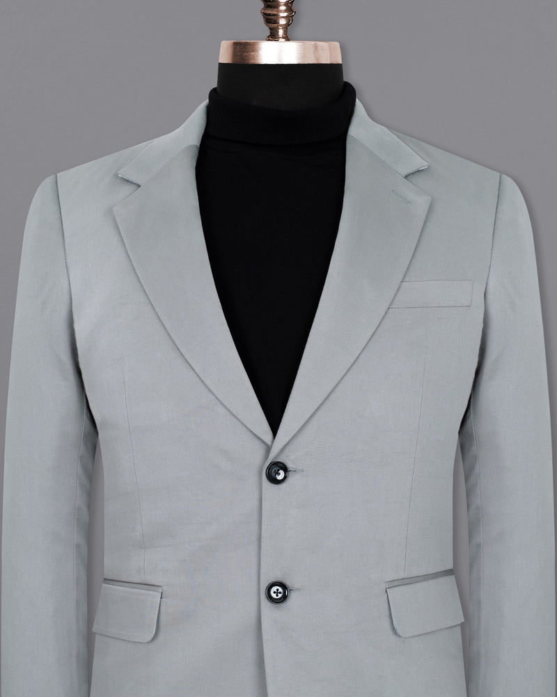 French Gray Premium Cotton Blazer BL1329-SB-36, BL1329-SB-38, BL1329-SB-40, BL1329-SB-42, BL1329-SB-44, BL1329-SB-46, BL1329-SB-48, BL1329-SB-50, BL1329-SB-52, BL1329-SB-54, BL1329-SB-56, BL1329-SB-58, BL1329-SB-60