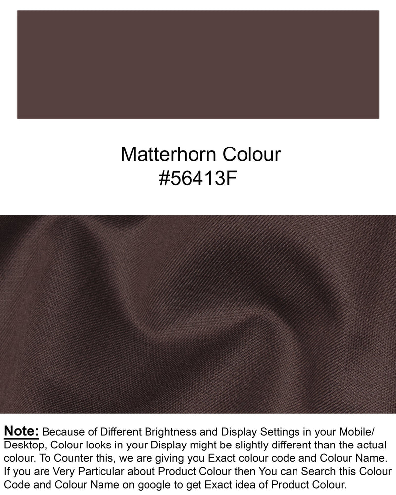 Matterhorn Brown Wool Rich Tuxedo Blazer BL1343-BKL-36, BL1343-BKL-38, BL1343-BKL-40, BL1343-BKL-42, BL1343-BKL-44, BL1343-BKL-46, BL1343-BKL-48, BL1343-BKL-50, BL1343-BKL-52, BL1343-BKL-54, BL1343-BKL-56, BL1343-BKL-58, BL1343-BKL-60