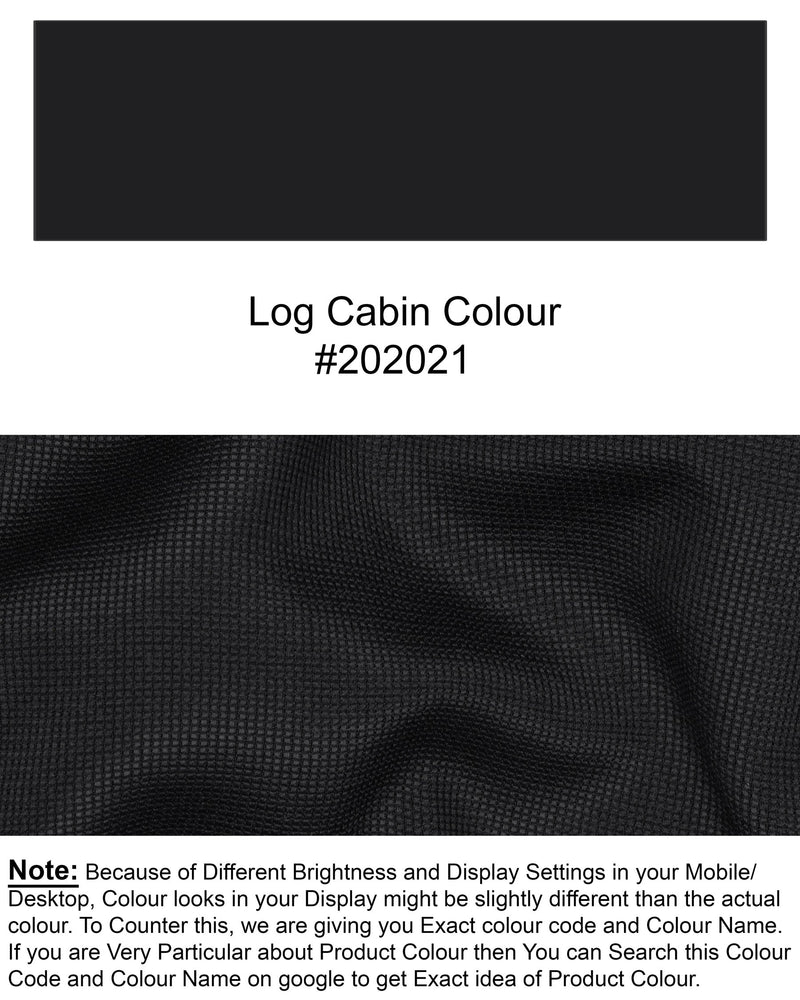 Log Cabin Black Cross Buttoned Wool Rich Bandhgala Blazer BL1454-CBG2-36,BL1454-CBG2-38,BL1454-CBG2-40,BL1454-CBG2-42,BL1454-CBG2-44,BL1454-CBG2-46,BL1454-CBG2-48,BL1454-CBG2-50,BL1454-CBG2-52,BL1454-CBG2-54,BL1454-CBG2-56,BL1454-CBG2-58,BL1454-CBG2-60