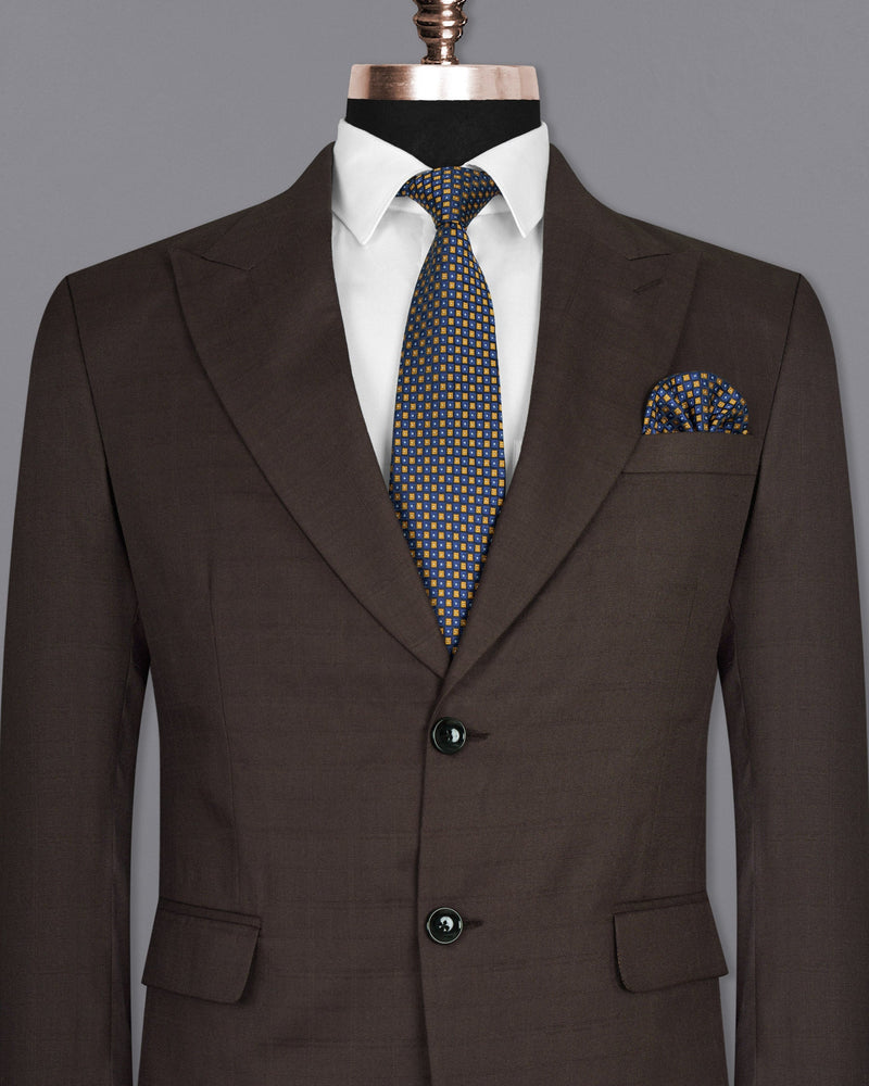 Rebel Brown Subtle windowpane Wool Rich Blazer BL1461-SBP-36,BL1461-SBP-38,BL1461-SBP-40,BL1461-SBP-42,BL1461-SBP-44,BL1461-SBP-46,BL1461-SBP-48,BL1461-SBP-50,BL1461-SBP-52,BL1461-SBP-54,BL1461-SBP-56,BL1461-SBP-58,BL1461-SBP-60