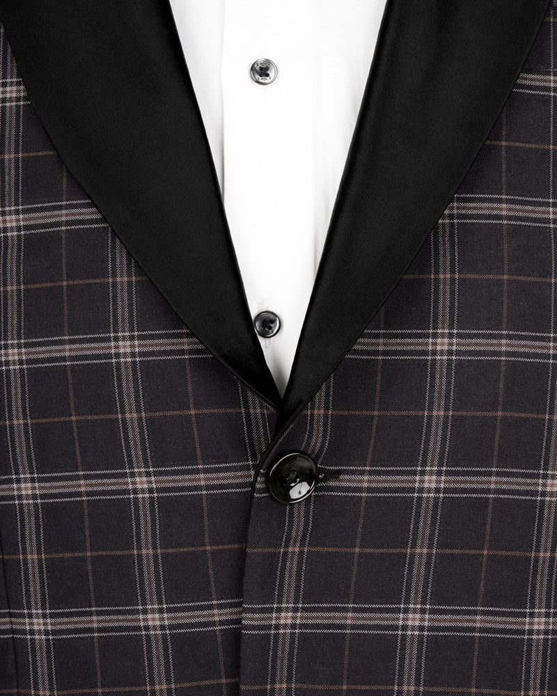 Mind Shaft Black Plaid Woolrich Tuxedo Blazer BL1620-SBP-BKL-36, BL1620-SBP-BKL-38, BL1620-SBP-BKL-40, BL1620-SBP-BKL-42, BL1620-SBP-BKL-44, BL1620-SBP-BKL-46, BL1620-SBP-BKL-48, BL1620-SBP-BKL-50, BL1620-SBP-BKL-52, BL1620-SBP-BKL-54, BL1620-SBP-BKL-56, BL1620-SBP-BKL-58, BL1620-SBP-BKL-60