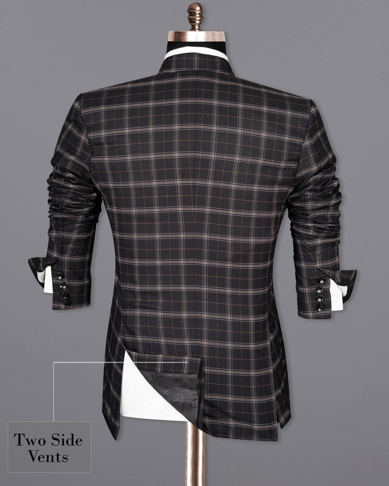 Mind Shaft Black Plaid Woolrich Tuxedo Blazer BL1620-SBP-BKL-36, BL1620-SBP-BKL-38, BL1620-SBP-BKL-40, BL1620-SBP-BKL-42, BL1620-SBP-BKL-44, BL1620-SBP-BKL-46, BL1620-SBP-BKL-48, BL1620-SBP-BKL-50, BL1620-SBP-BKL-52, BL1620-SBP-BKL-54, BL1620-SBP-BKL-56, BL1620-SBP-BKL-58, BL1620-SBP-BKL-60