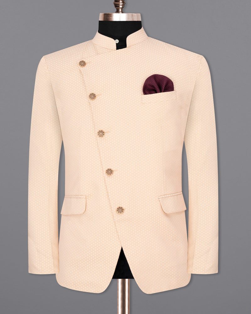 Tumbleweed Cross Buttoned Super Soft Bandhgala Designer Blazer