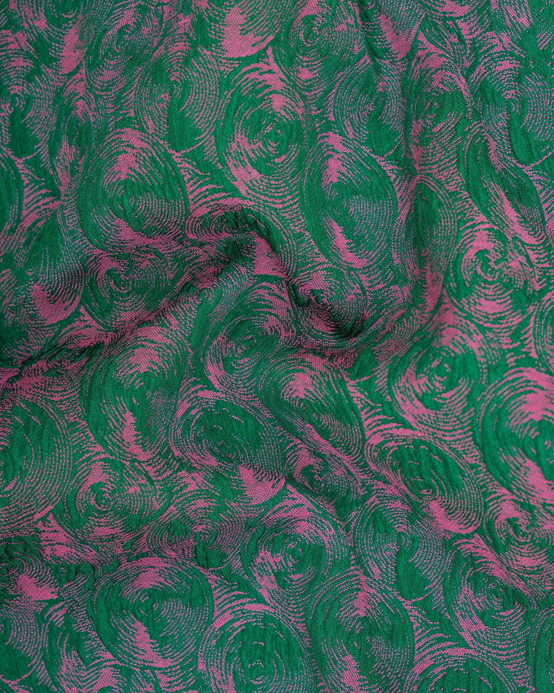 Dartmouth Green with Raspberry Pink Jacquard Textured Cross Buttoned Bandhgala Designer Blazer BL1646-CBG-36, BL1646-CBG-38, BL1646-CBG-40, BL1646-CBG-42, BL1646-CBG-44, BL1646-CBG-46, BL1646-CBG-48, BL1646-CBG-50, BL1646-CBG-52, BL1646-CBG-54, BL1646-CBG-56, BL1646-CBG-58, BL1646-CBG-60