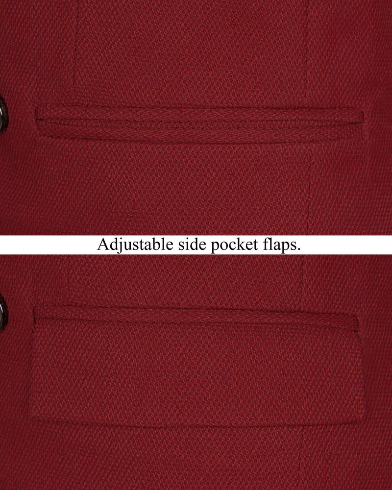 Mochaccino Red Double Breasted Designer Blazer BL1673-DB-36, BL1673-DB-38, BL1673-DB-40, BL1673-DB-42, BL1673-DB-44, BL1673-DB-46, BL1673-DB-48, BL1673-DB-50, BL1673-DB-52, BL1673-DB-54, BL1673-DB-56, BL1673-DB-58, BL1673-DB-60