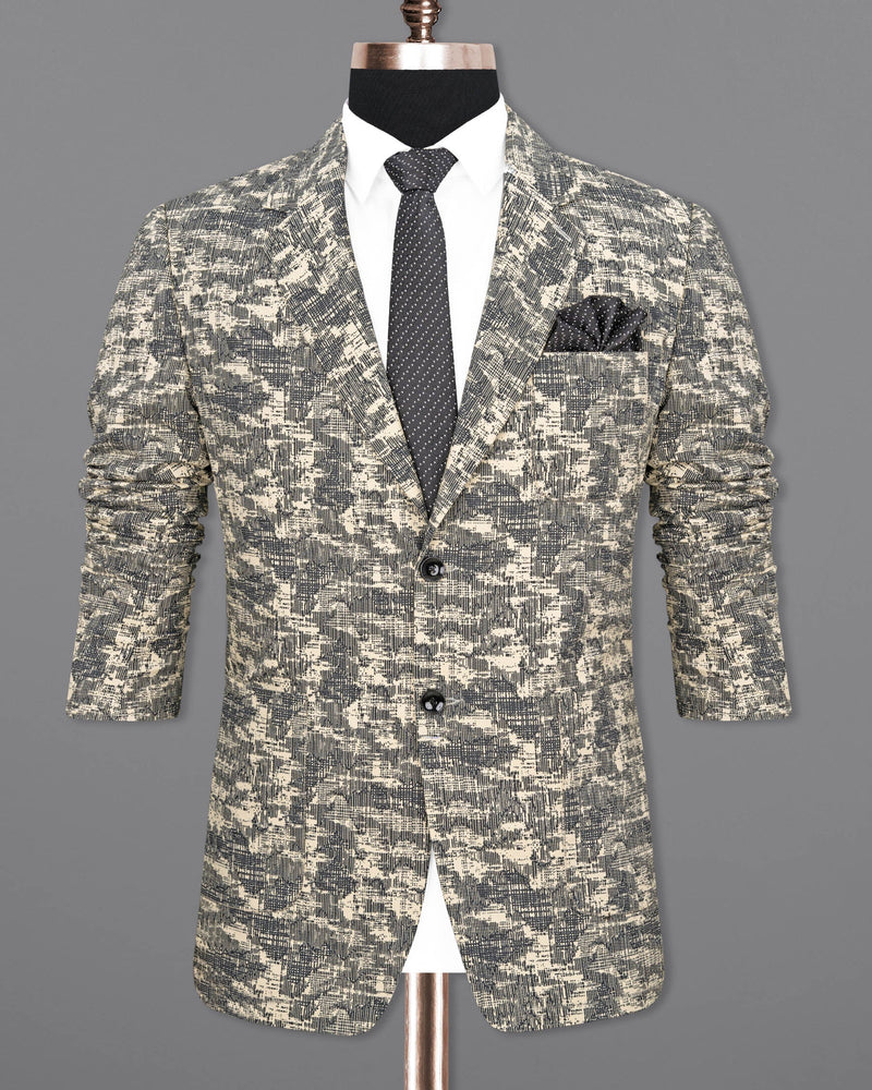 Bastille and Champagne Beige Abstract Print Designer Blazer BL1680-SB-PP-36, BL1680-SB-PP-38, BL1680-SB-PP-40, BL1680-SB-PP-42, BL1680-SB-PP-44, BL1680-SB-PP-46, BL1680-SB-PP-48, BL1680-SB-PP-50, BL1680-SB-PP-52, BL1680-SB-PP-54, BL1680-SB-PP-56, BL1680-SB-PP-58, BL1680-SB-PP-60